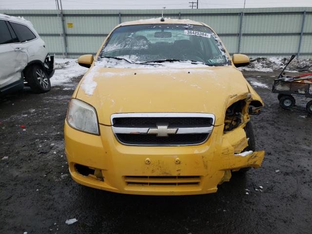 KL1TD5DE8BB185899 - 2011 CHEVROLET AVEO LS YELLOW photo 5