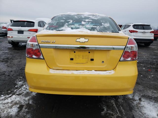 KL1TD5DE8BB185899 - 2011 CHEVROLET AVEO LS YELLOW photo 6