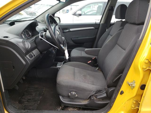 KL1TD5DE8BB185899 - 2011 CHEVROLET AVEO LS YELLOW photo 7