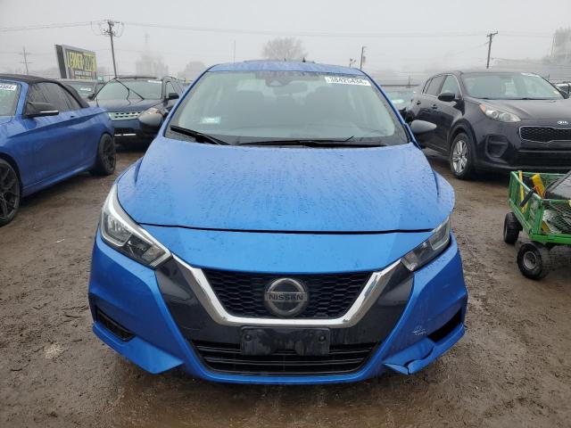 3N1CN8DV8ML897437 - 2021 NISSAN VERSA S BLUE photo 5