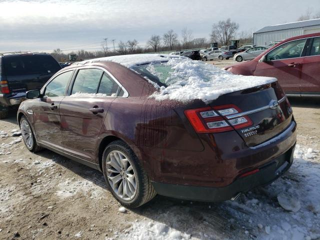 1FAHP2F88JG112910 - 2018 FORD TAURUS LIMITED BURGUNDY photo 2