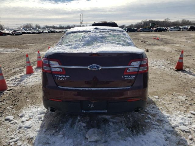 1FAHP2F88JG112910 - 2018 FORD TAURUS LIMITED BURGUNDY photo 6