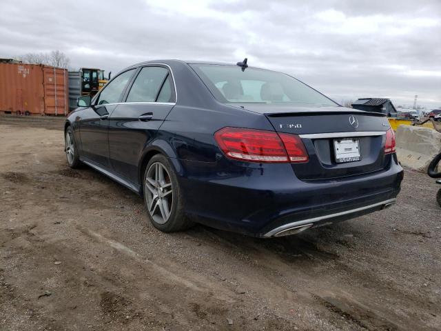 WDDHF8JB6EB071933 - 2014 MERCEDES-BENZ E 350 4MATIC BLUE photo 2