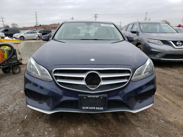 WDDHF8JB6EB071933 - 2014 MERCEDES-BENZ E 350 4MATIC BLUE photo 5