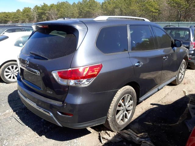 5N1AR2MM4DC676731 - 2013 NISSAN PATHFINDER S GRAY photo 3