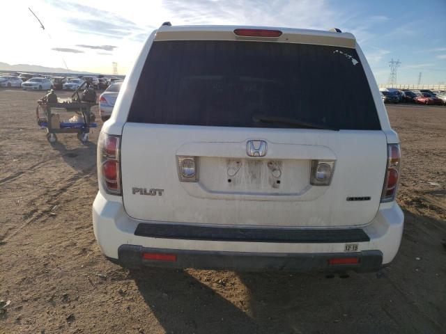 5FNYF18468B004548 - 2008 HONDA PILOT EX WHITE photo 6