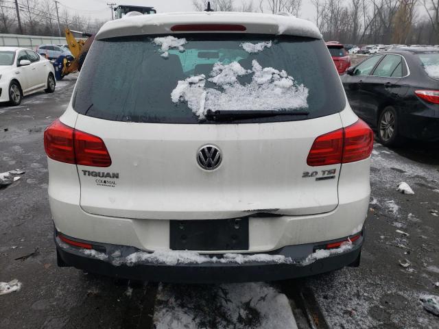 WVGBV7AX8CW541776 - 2012 VOLKSWAGEN TIGUAN S WHITE photo 6