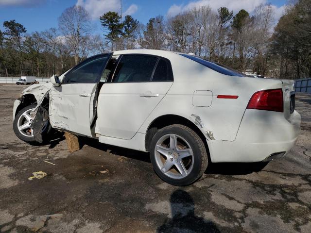 19UUA66285A044745 - 2005 ACURA TL WHITE photo 2