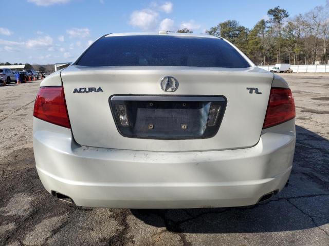 19UUA66285A044745 - 2005 ACURA TL WHITE photo 6