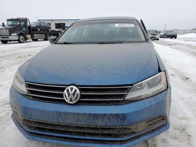 3VWLA7AJ2FM288598 - 2015 VOLKSWAGEN JETTA TDI BLUE photo 5