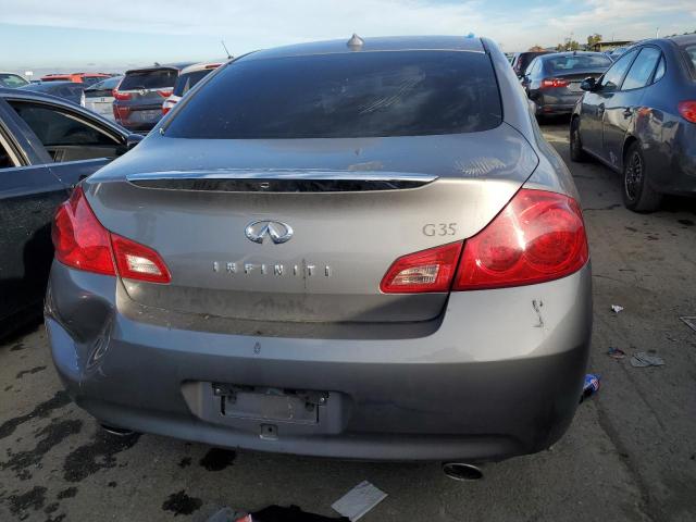 JNKBV61E07M724392 - 2007 INFINITI G35 GRAY photo 6