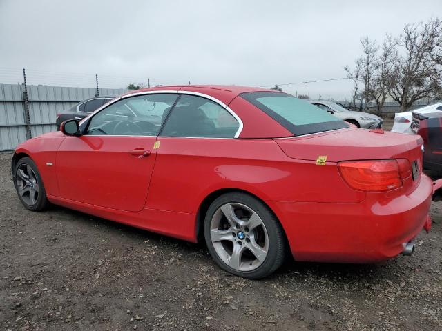 WBADX7C55BE581222 - 2011 BMW 335 I RED photo 2