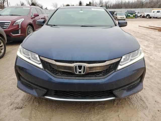 1HGCT2B88HA002606 - 2017 HONDA ACCORD EXL BLUE photo 5