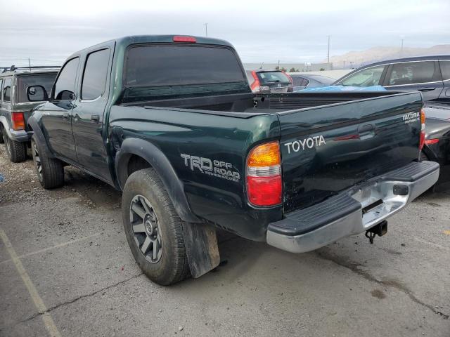 5TEGN92N81Z730740 - 2001 TOYOTA TACOMA DOUBLE CAB PRERUNNER GREEN photo 2