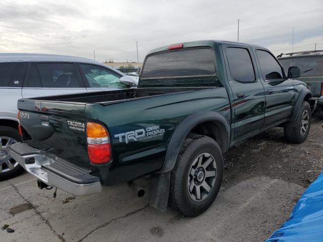 5TEGN92N81Z730740 - 2001 TOYOTA TACOMA DOUBLE CAB PRERUNNER GREEN photo 3