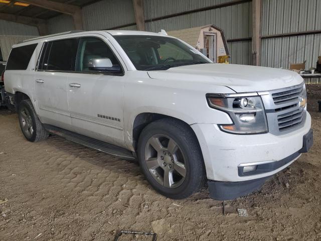 1GNSCKKC2FR525074 - 2015 CHEVROLET SUBURBAN C1500 LTZ WHITE photo 4