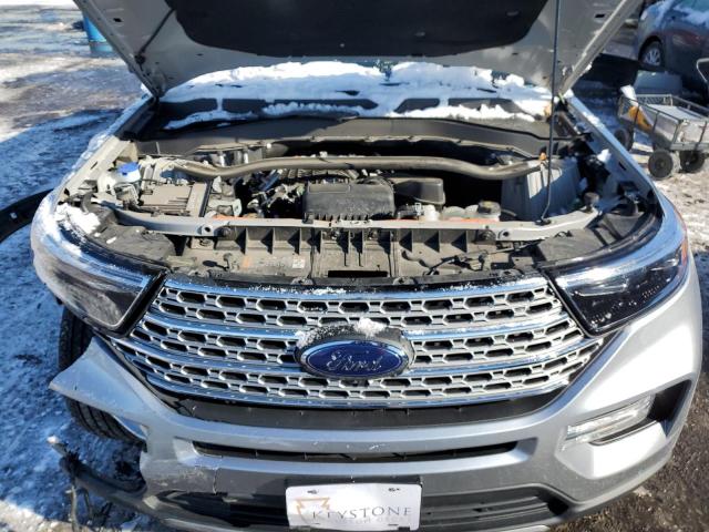 1FM5K8FW6NNA12850 - 2022 FORD EXPLORER LIMITED SILVER photo 11