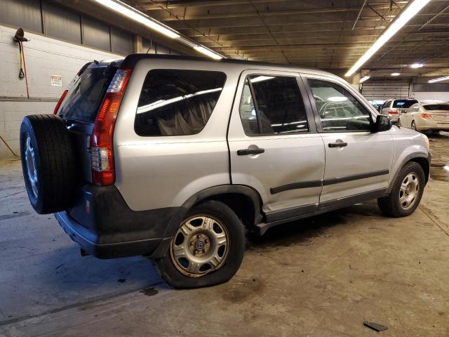 JHLRD78525C047950 - 2005 HONDA CR-V LX SILVER photo 3