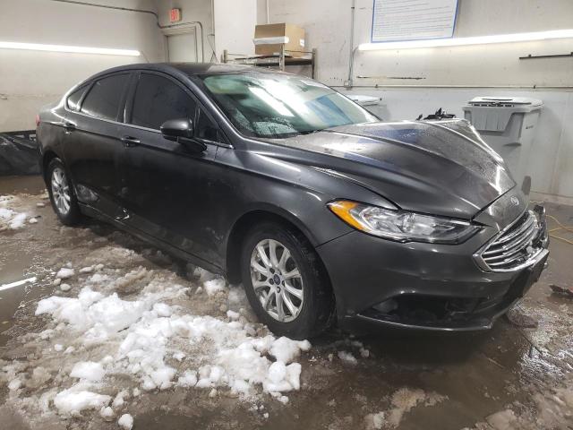 3FA6P0G76HR403894 - 2017 FORD FUSION S GRAY photo 4