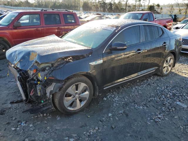 KNAGN4AD6E5069274 - 2014 KIA OPTIMA HYBRID BLACK photo 1