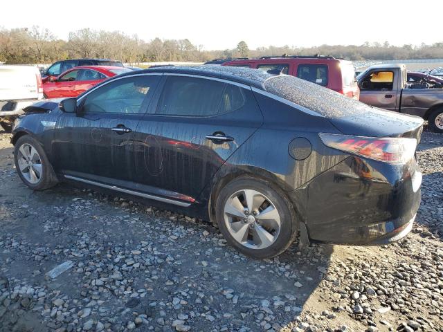 KNAGN4AD6E5069274 - 2014 KIA OPTIMA HYBRID BLACK photo 2