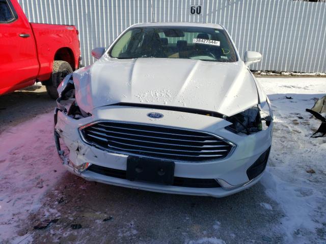 3FA6P0CD6LR205398 - 2020 FORD FUSION SEL WHITE photo 5