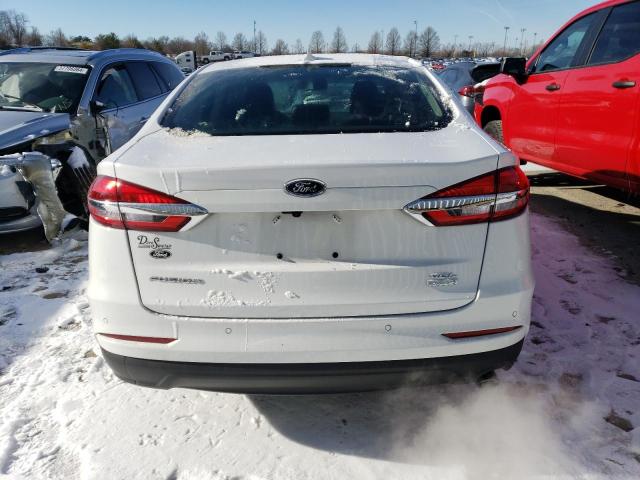 3FA6P0CD6LR205398 - 2020 FORD FUSION SEL WHITE photo 6