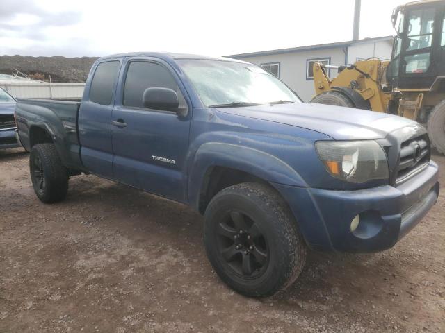 5TETU62N07Z452876 - 2007 TOYOTA TACOMA PRERUNNER ACCESS CAB BLUE photo 4