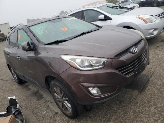 KM8JUCAGXEU812584 - 2014 HYUNDAI TUCSON GLS BROWN photo 4