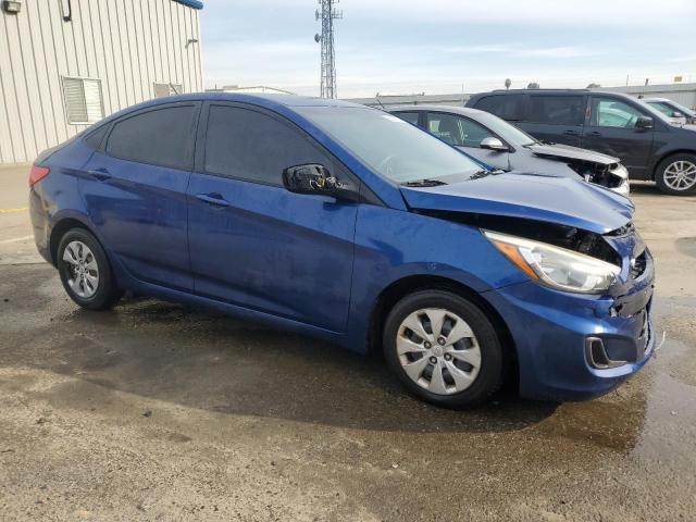 KMHCT4AEXFU793651 - 2015 HYUNDAI ACCENT GLS BLUE photo 4