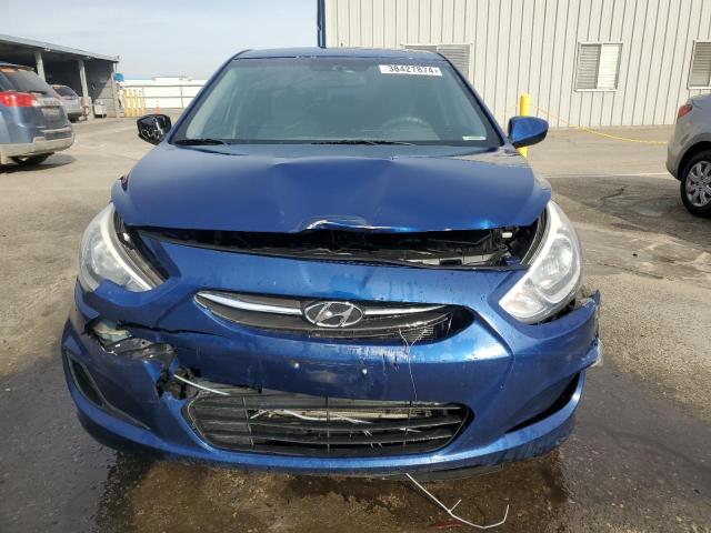 KMHCT4AEXFU793651 - 2015 HYUNDAI ACCENT GLS BLUE photo 5