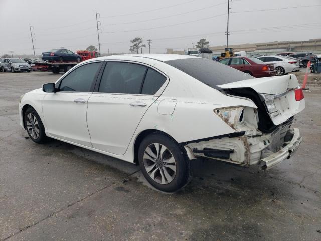 1HGCR2F37DA015578 - 2013 HONDA ACCORD LX WHITE photo 2