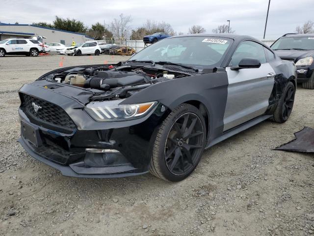 1FA6P8TH0H5247710 - 2017 FORD MUSTANG BLACK photo 1