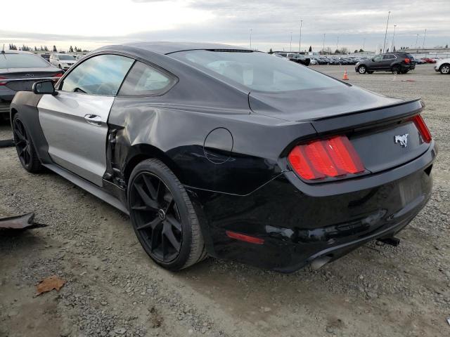 1FA6P8TH0H5247710 - 2017 FORD MUSTANG BLACK photo 2