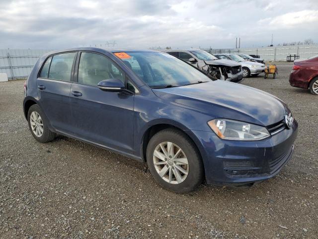 3VW217AU1GM025123 - 2016 VOLKSWAGEN GOLF S/SE BLUE photo 4