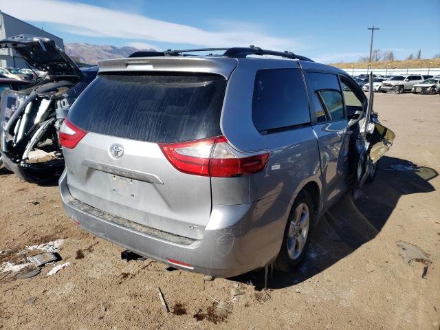 5TDKK3DC9FS654512 - 2015 TOYOTA SIENNA LE SILVER photo 3