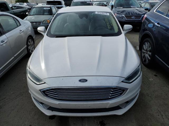 3FA6P0RU9HR122286 - 2017 FORD FUSION TITANIUM HEV WHITE photo 5