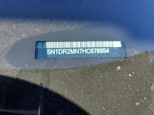 5N1DR2MN7HC678954 - 2017 NISSAN PATHFINDER S 黑色 照片 12