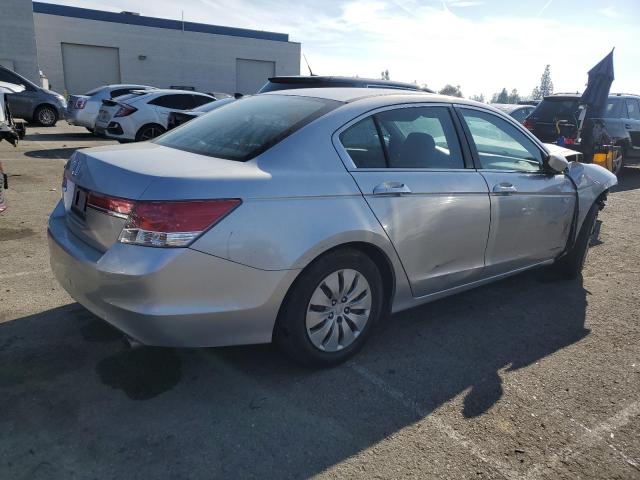 1HGCP2F33CA145586 - 2012 HONDA ACCORD LX SILVER photo 3