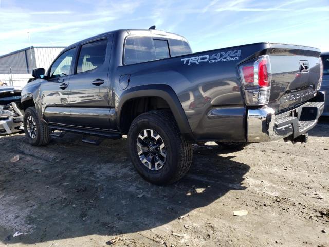 3TMCZ5AN1MM395089 - 2021 TOYOTA TACOMA DOUBLE CAB GRAY photo 2