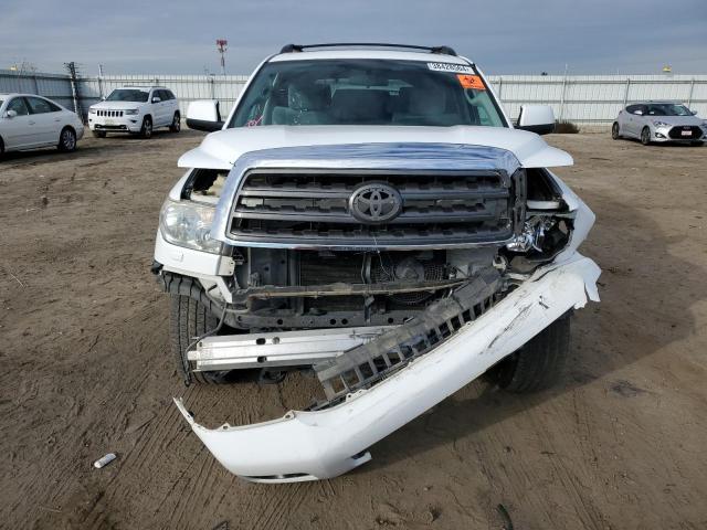 5TDBY5G18DS080180 - 2013 TOYOTA SEQUOIA SR5 WHITE photo 5