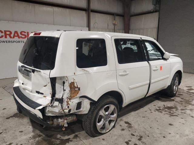 5FNYF3H56FB006446 - 2015 HONDA PILOT EXL WHITE photo 3