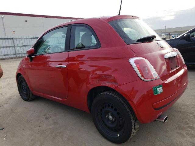 3C3CFFAR6DT594263 - 2013 FIAT 500 POP RED photo 2