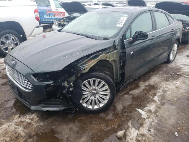 3FA6P0UU5FR166127 - 2015 FORD FUSION S HYBRID GREEN photo 1