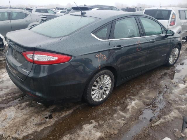 3FA6P0UU5FR166127 - 2015 FORD FUSION S HYBRID GREEN photo 3