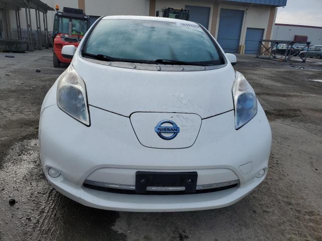 1N4AZ0CP7DC413076 - 2013 NISSAN LEAF S WHITE photo 5