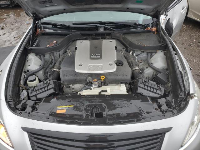 JN1CV6AR3DM751562 - 2013 INFINITI G37 SILVER photo 11