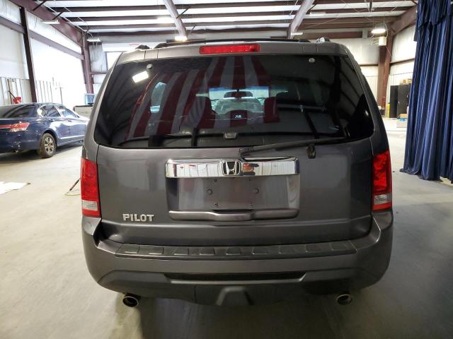 5FNYF3H76FB030313 - 2015 HONDA PILOT EXLN GRAY photo 6