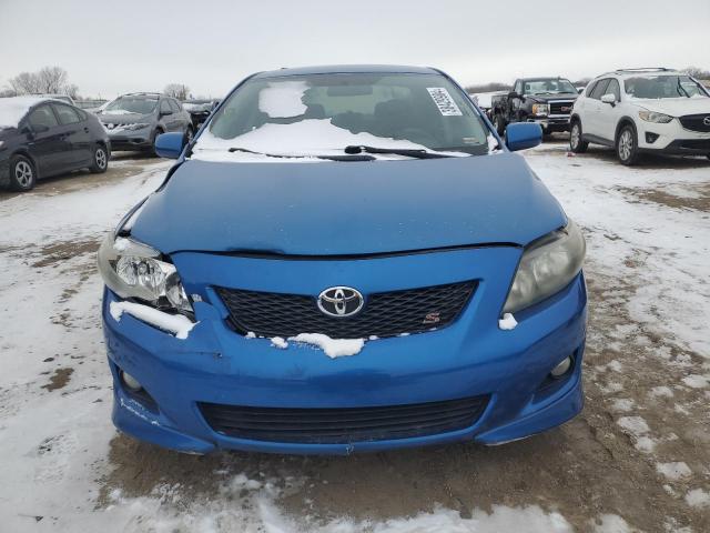 1NXBU40E59Z022514 - 2009 TOYOTA COROLLA ba BASE BLUE photo 5