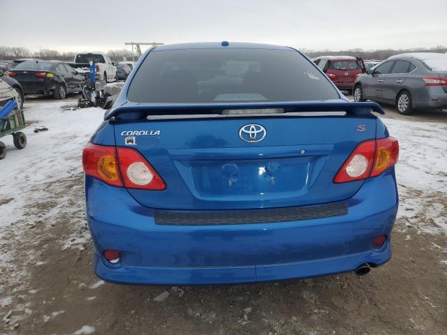 1NXBU40E59Z022514 - 2009 TOYOTA COROLLA ba BASE BLUE photo 6